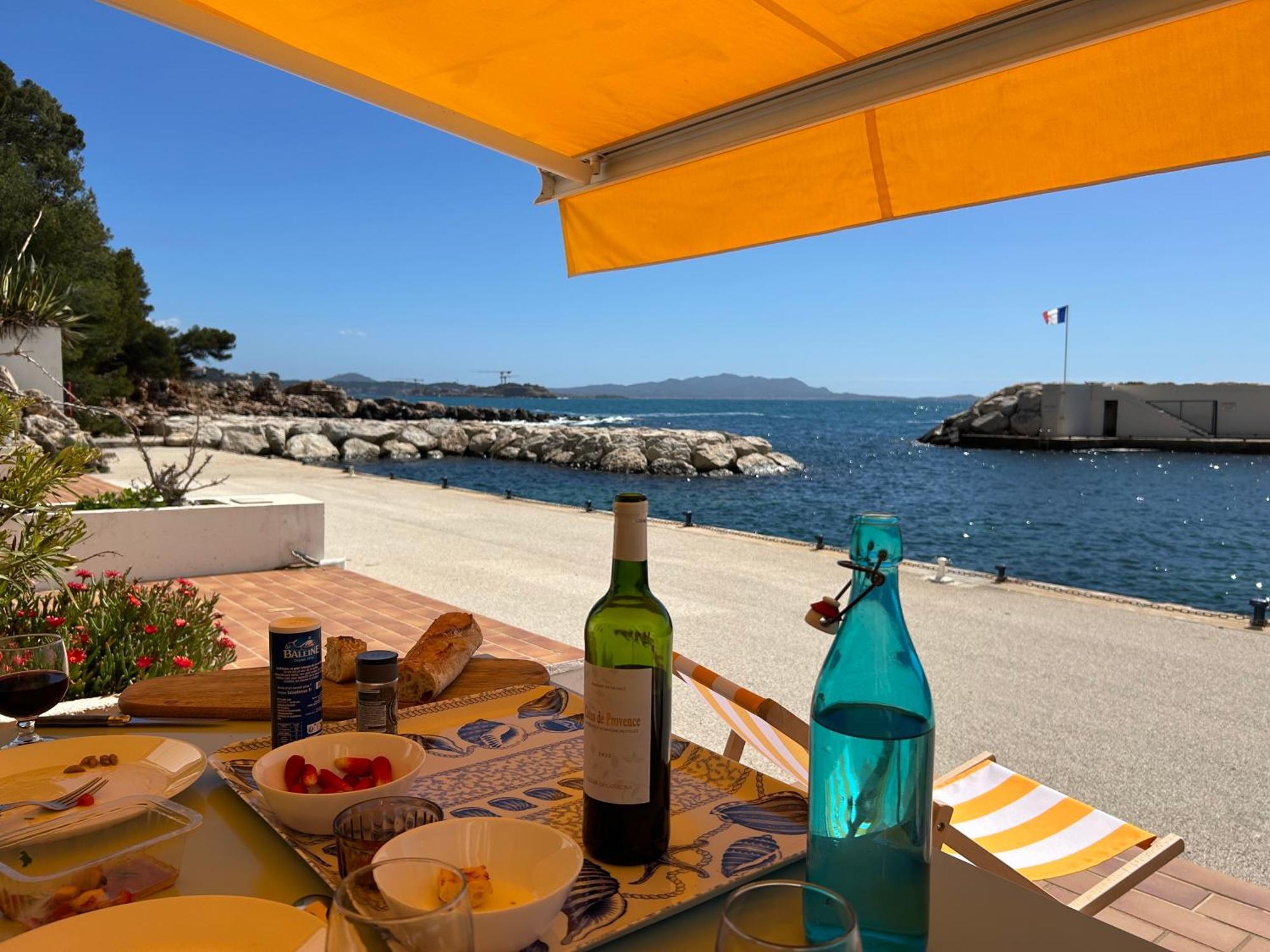 Horizon Bleu Bandol : Appartement Pieds Dans L'Eau Exteriör bild