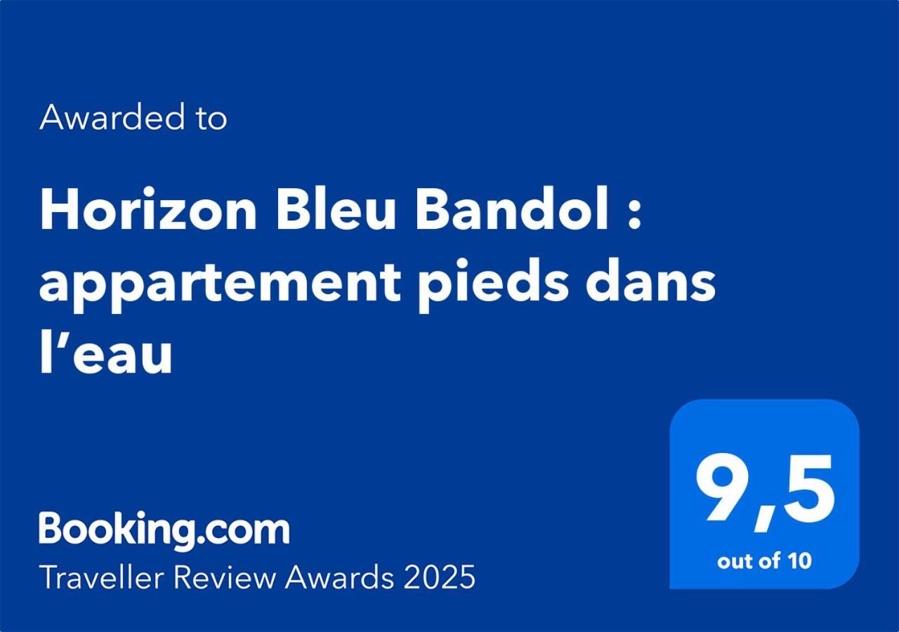 Horizon Bleu Bandol : Appartement Pieds Dans L'Eau Exteriör bild
