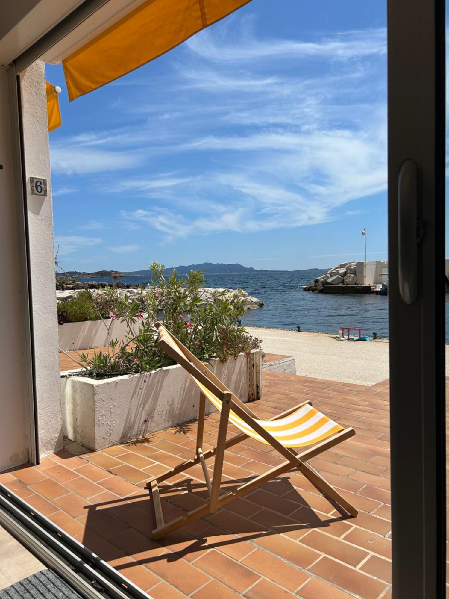 Horizon Bleu Bandol : Appartement Pieds Dans L'Eau Exteriör bild